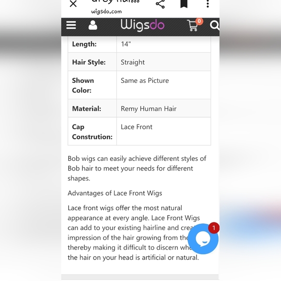 Beautiful Wig With Brown, Light And Dark Grey - Picture 15 of 15
